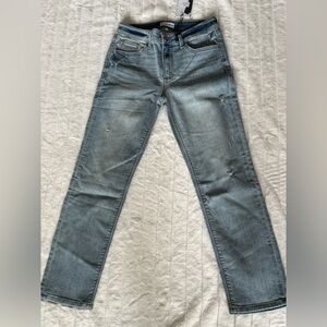 Studio Blue Workaholic Distressed  Jeans Size 27 Stretch Denim NWT